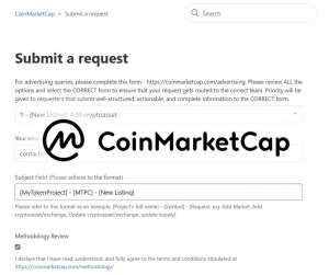 Coinmarketcap Listing Service Cmc Listing Service