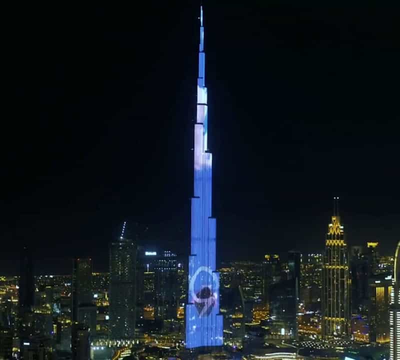 Dubai Crypto Marketing Burj Khalifa Crypto Ads Service